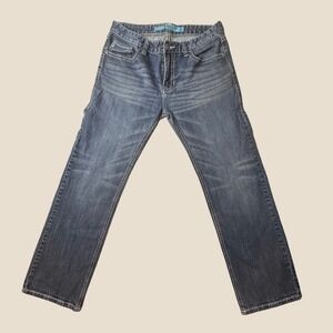 Rock & Roll Cowboy Jeans Mens 33x27 Revolver Slim Straight Dark Wash M1R8671